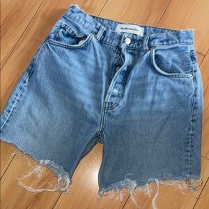Reformation Blue Denim Women Shorts